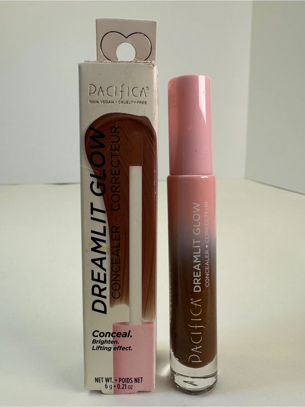 Pacifica DreamLit Glow Concealer - 2 Piece Lot - Shade 03 (Deep Espresso)